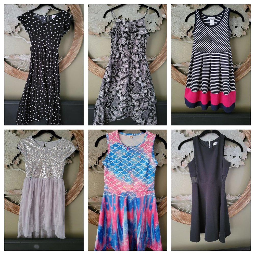 6 Dresses sz.7/8